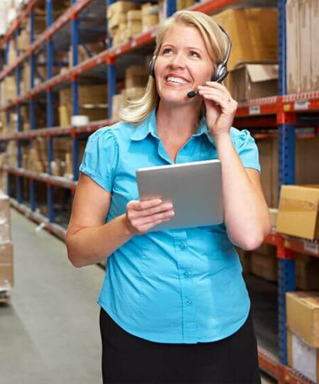 Logistics services provider team