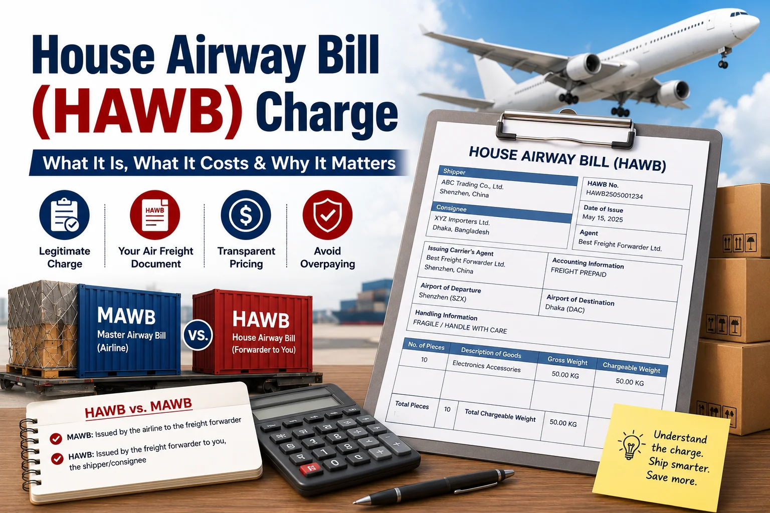 House Airway Bill (HAWB) Charge: The Ultimate Guide (2026)